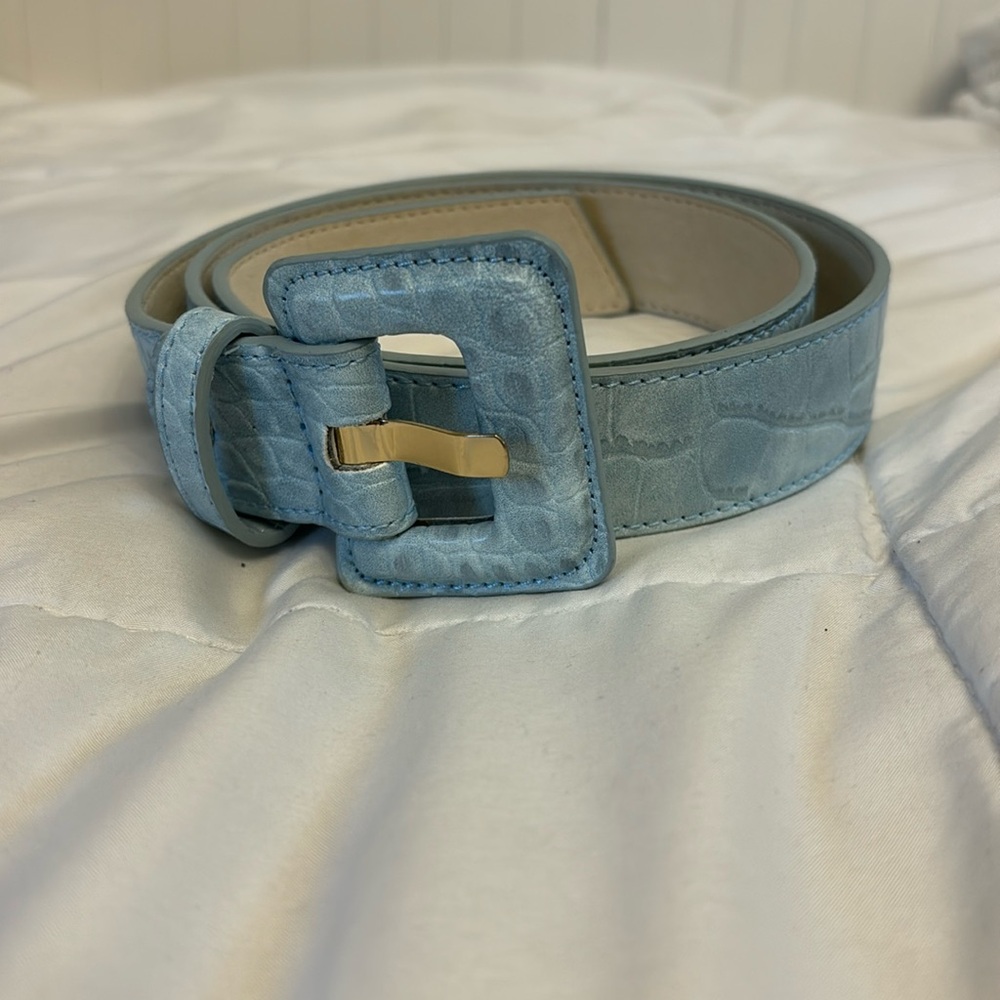 Blue women’s Valentino belt